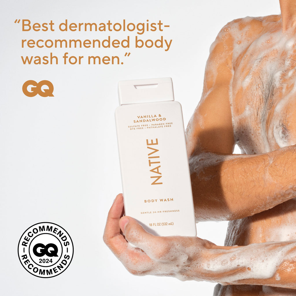 Body Wash - Vanilla & Sandalwood / Classic / 18oz - Clean Care Essential