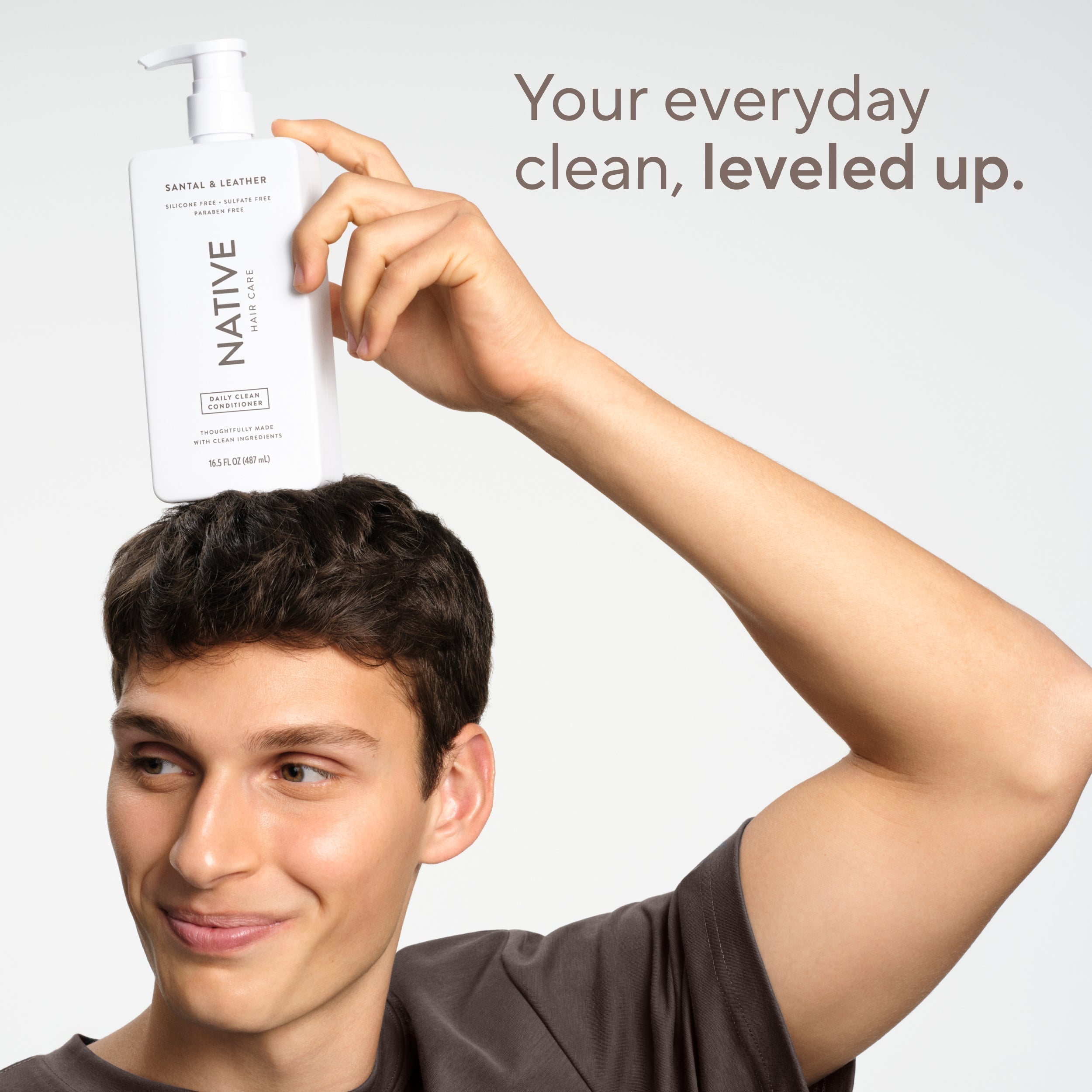 Daily Clean Conditioner - Santal & Leather / Classic / 16.5oz - Clean Care Essential