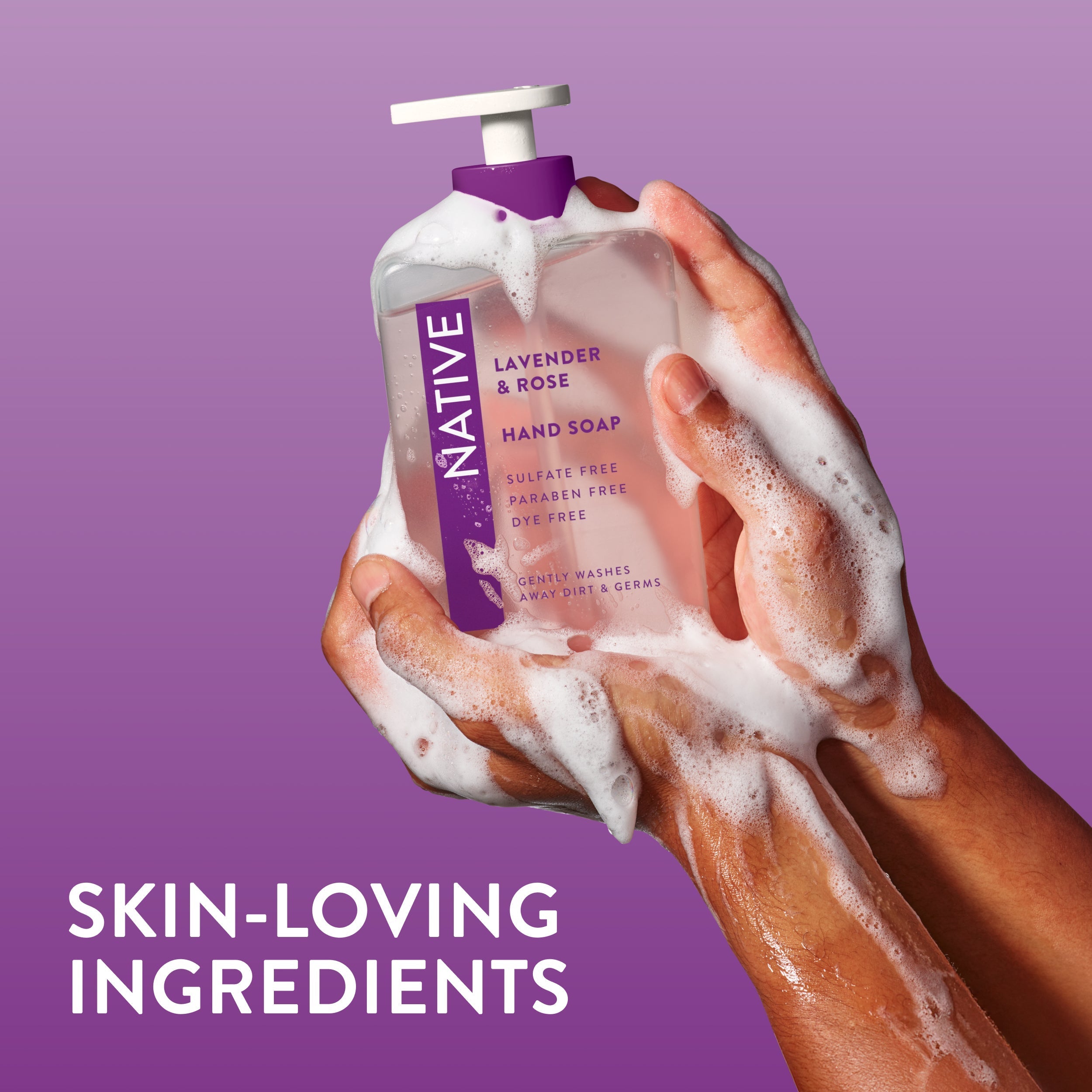 Hand Soap - Lavender & Rose / Classic / 13oz - Clean Care Essential