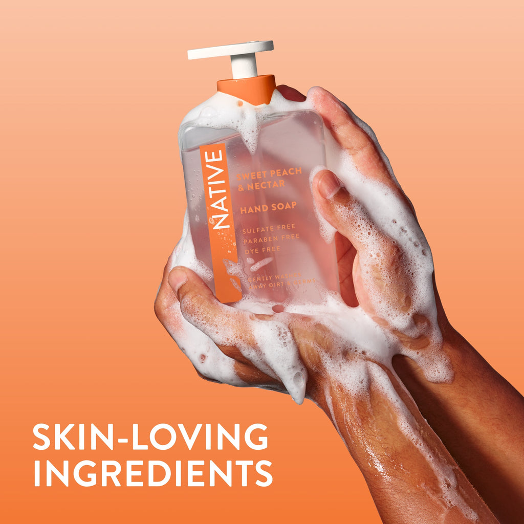 Hand Soap - Sweet Peach & Nectar / Classic / 13oz - Clean Care Essential