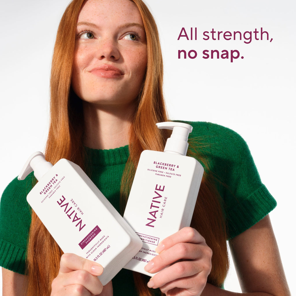 Strengthening Shampoo - Blackberry & Green Tea / Classic / 16.5oz - Clean Care Essential