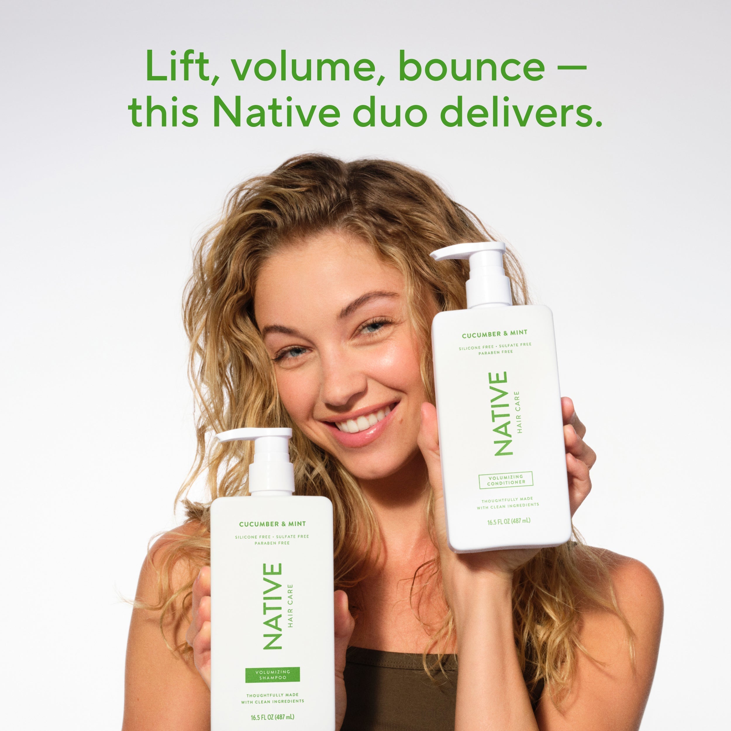 Volumizing Conditioner - Cucumber & Mint / Classic / 16.5oz - Clean Care Essential