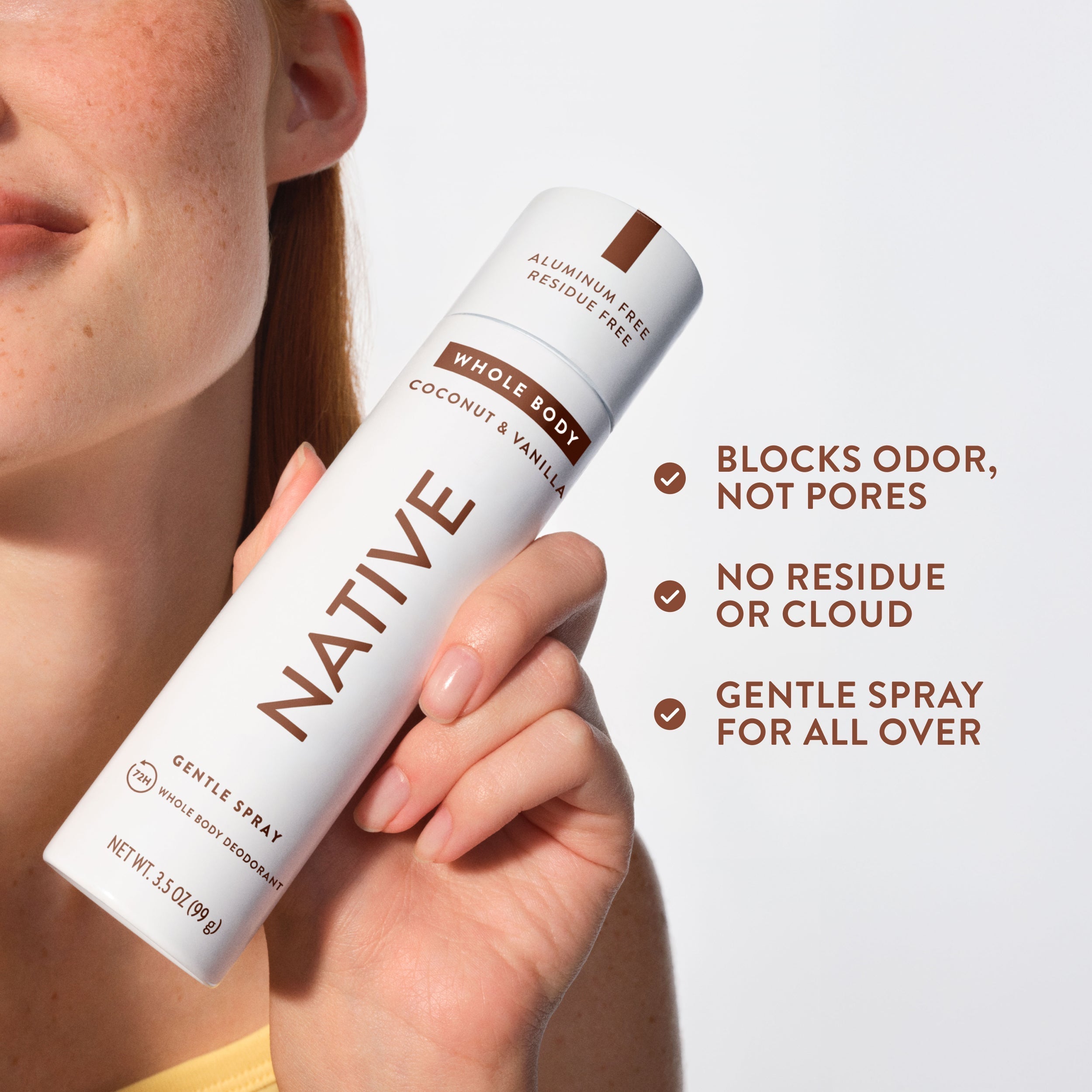 Whole Body Deodorant Spray - Coconut & Vanilla / Classic / 3.5oz - Clean Care Essential