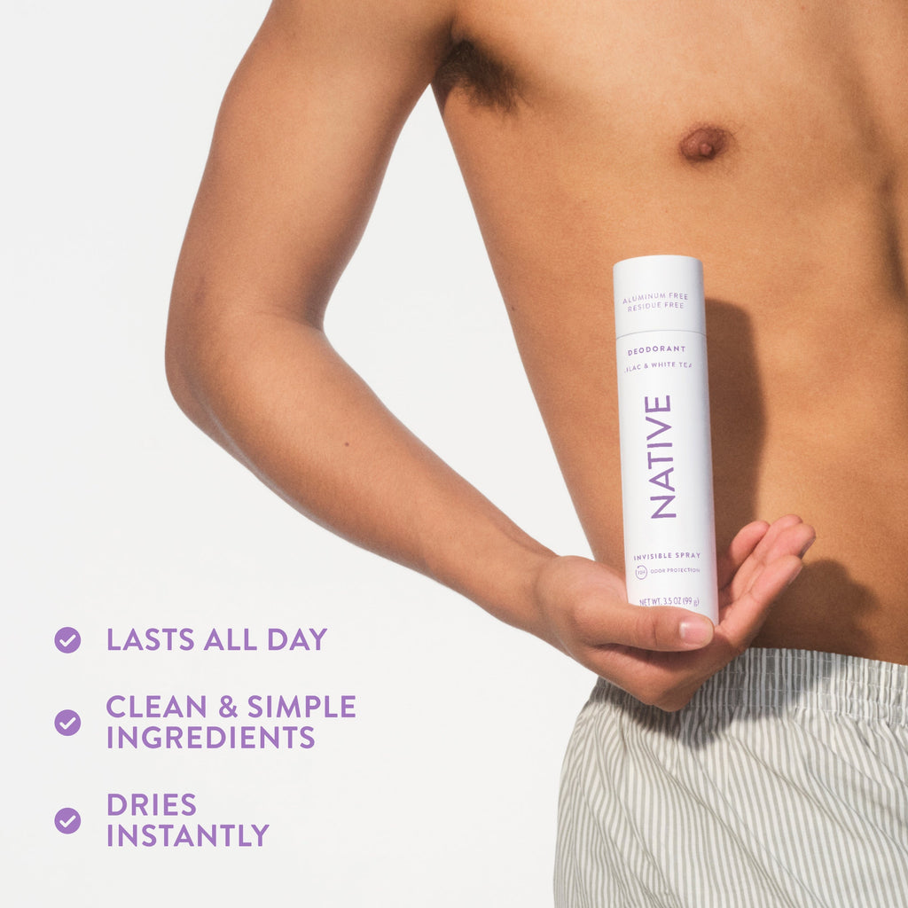 Deodorant Spray - Lilac & White Tea / Classic / 3.5oz - Clean Care Essential