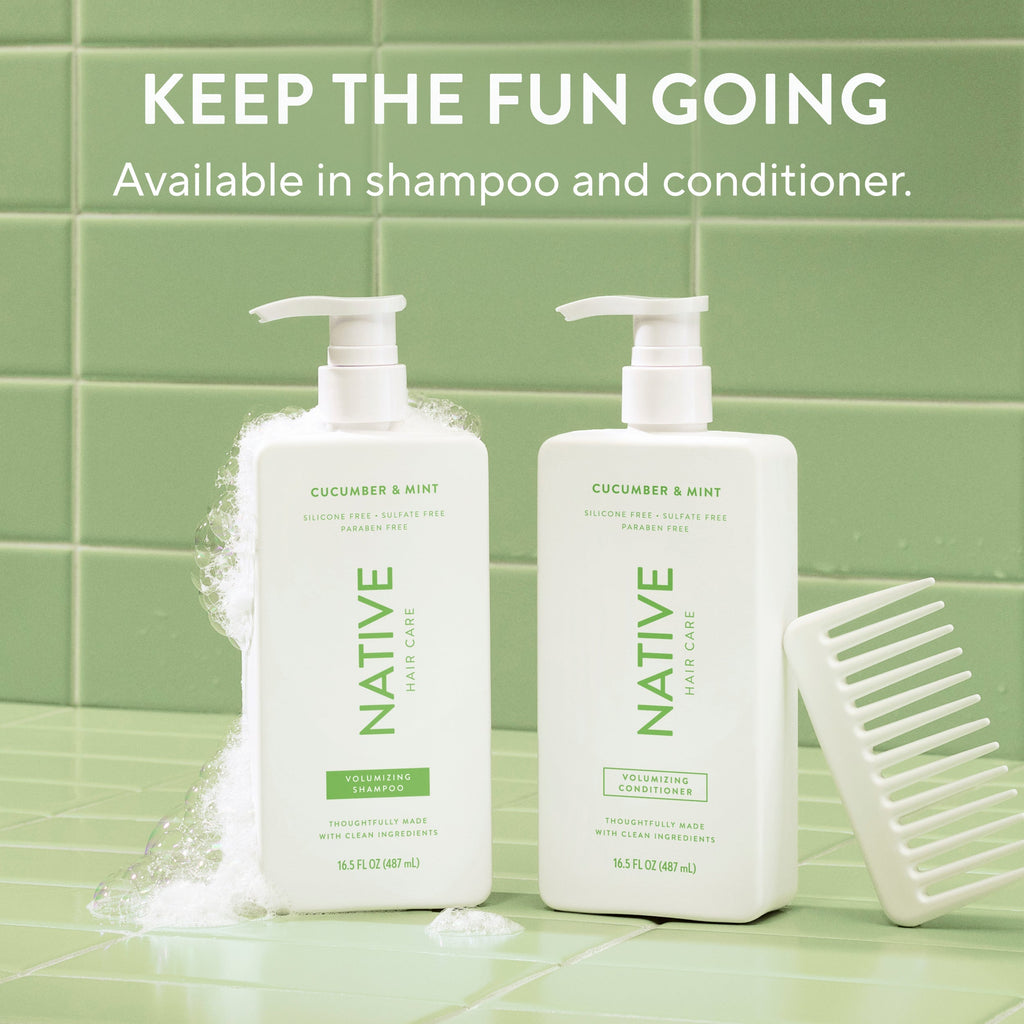 Mini Volumizing Shampoo - Cucumber & Mint / Classic / 3oz - Clean Care Essential