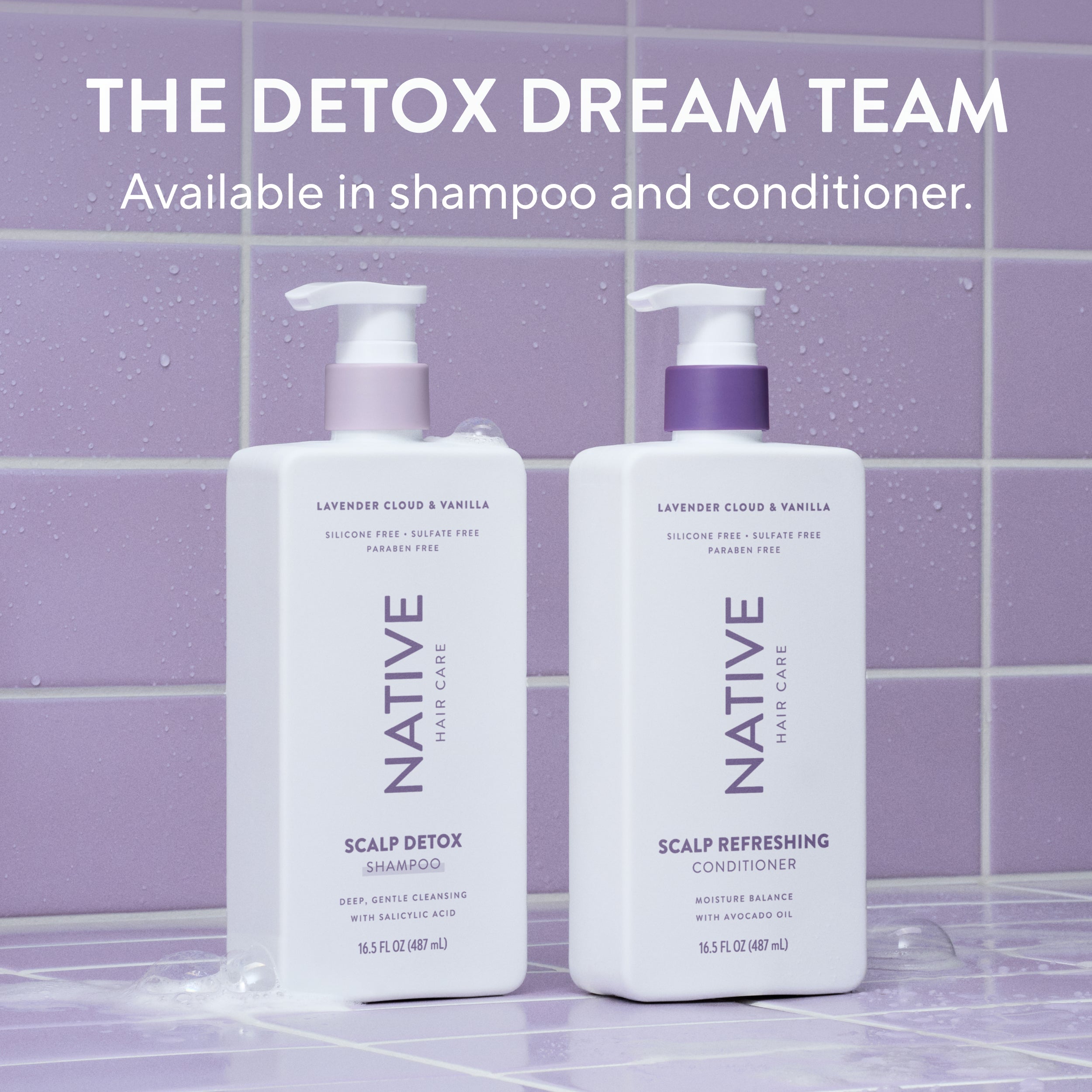 Scalp Refreshing Conditioner - Lavender Cloud & Vanilla / Classic / 16.5oz - Clean Care Essential