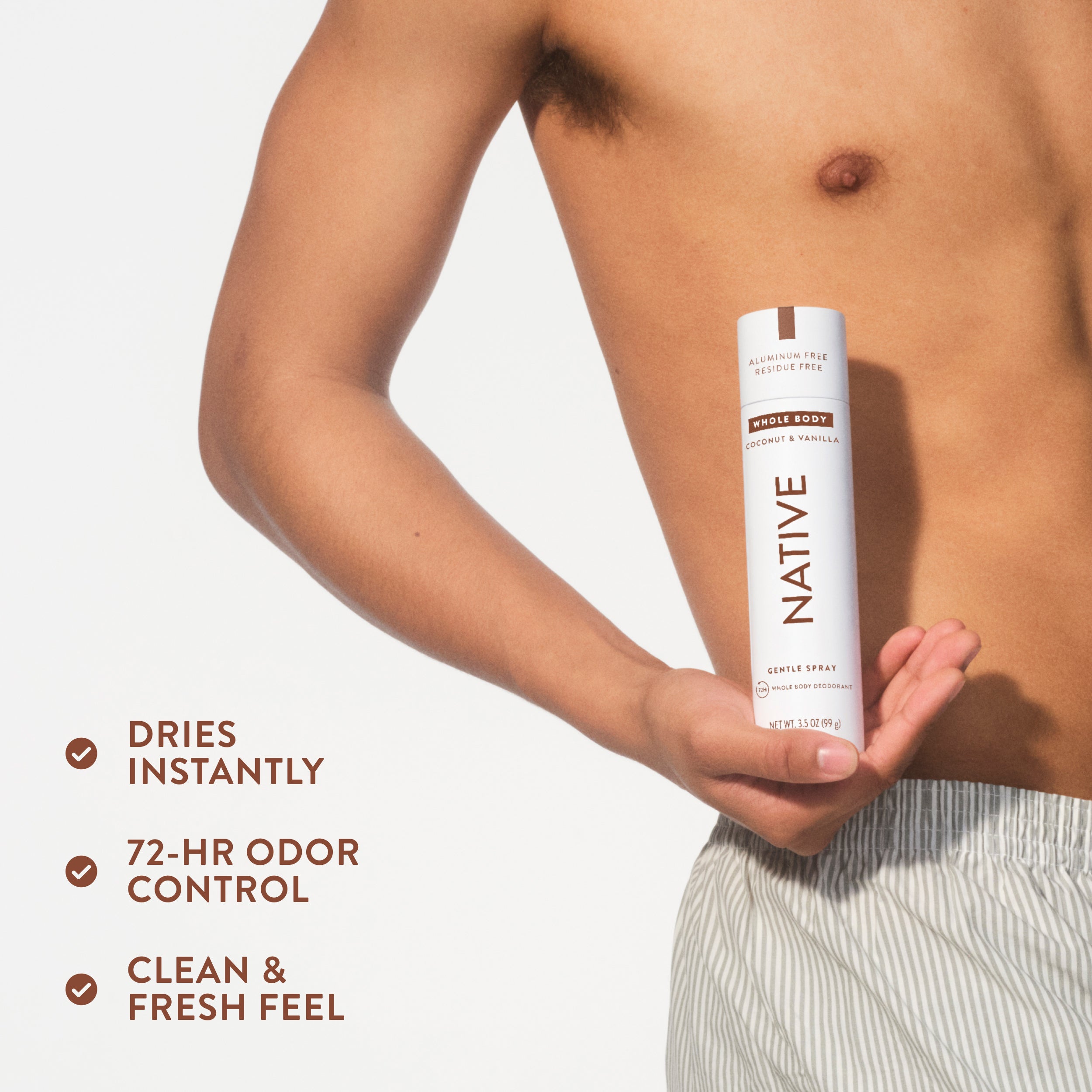 Whole Body Deodorant Spray - Coconut & Vanilla / Classic / 3.5oz - Clean Care Essential