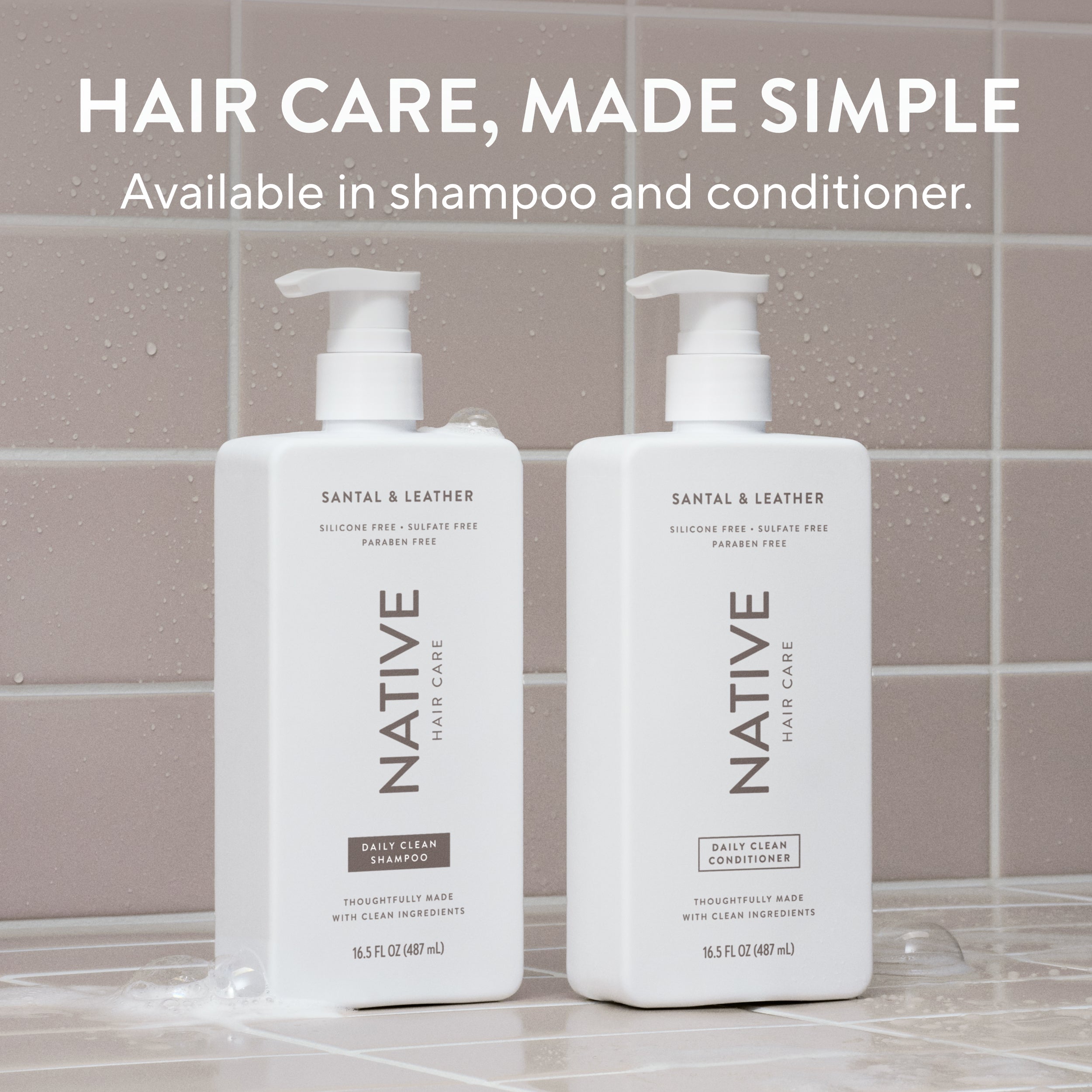 Daily Clean Conditioner - Santal & Leather / Classic / 16.5oz - Clean Care Essential