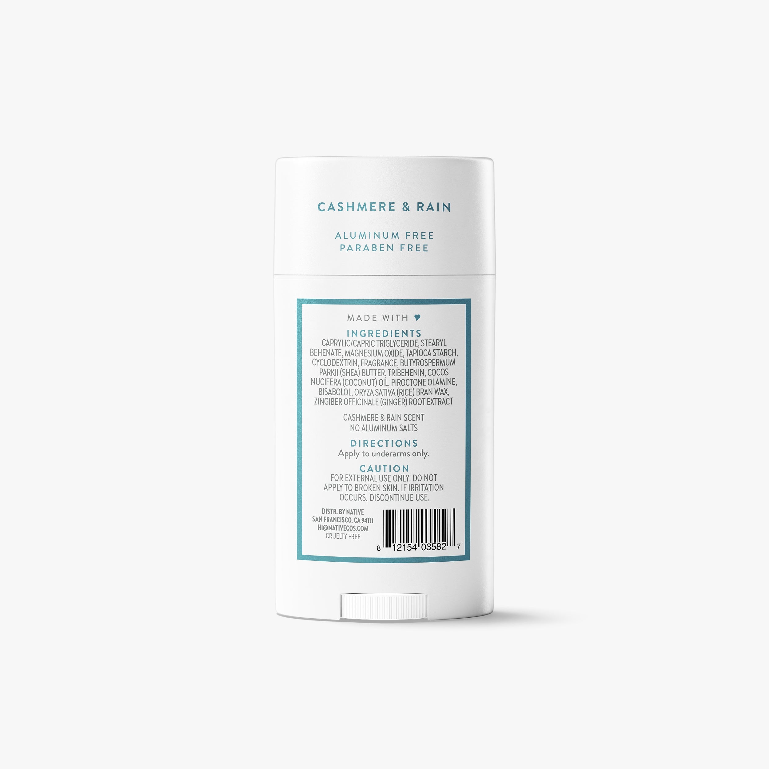 Deodorant Stick - Cashmere & Rain / Classic / 2.65oz - Clean Care Essential