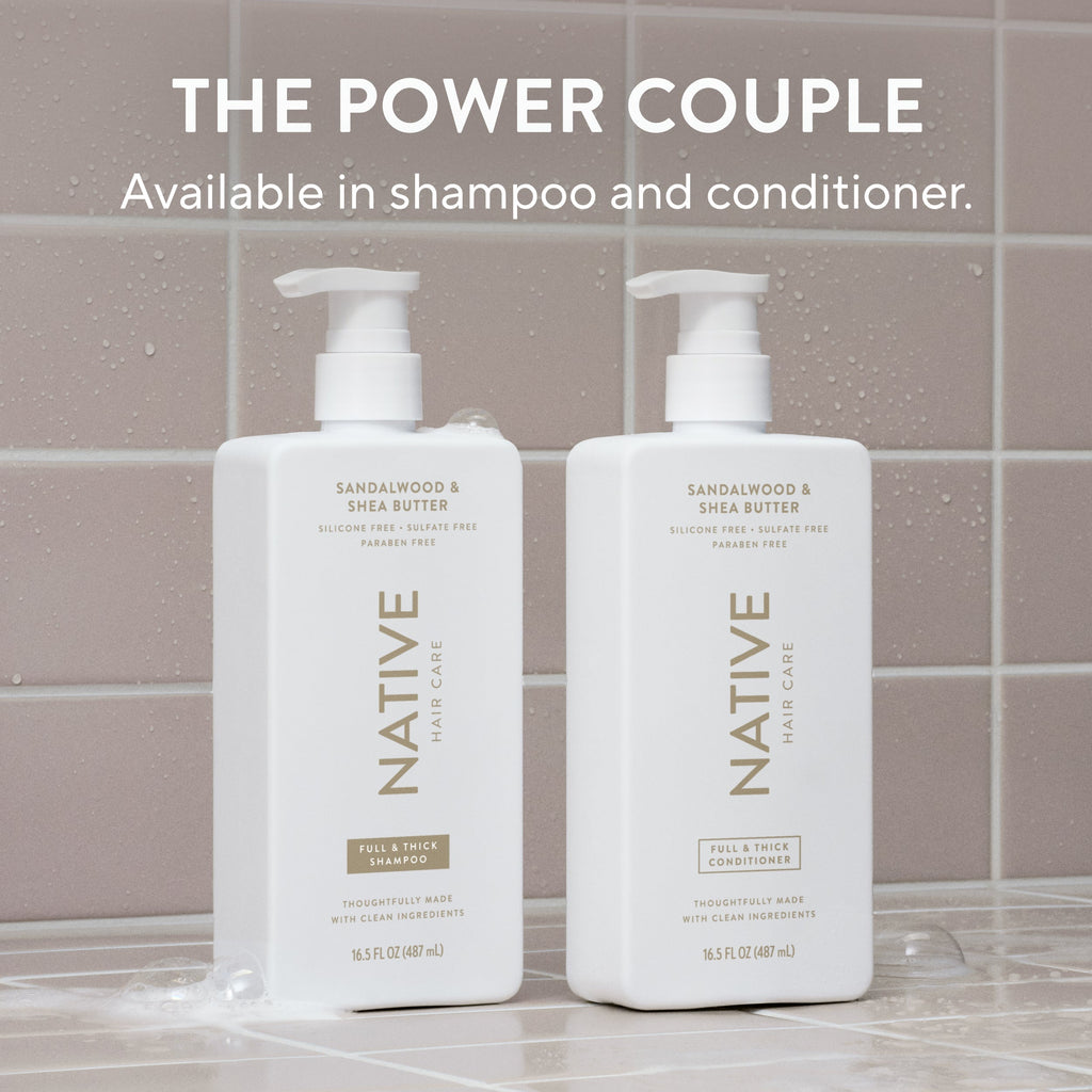 Full & Thick Conditioner - Sandalwood & Shea Butter / Classic / 16.5oz - Clean Care Essential