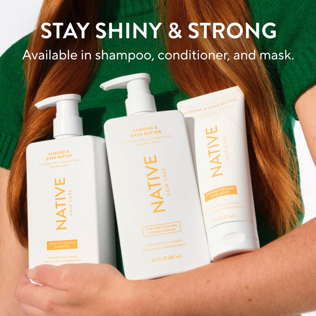 Strengthening Hair Mask - Almond & Shea Butter / Classic / 6oz - Smart Routine Choice