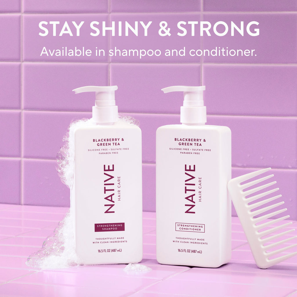 Strengthening Shampoo - Blackberry & Green Tea / Classic / 16.5oz - Clean Care Essential