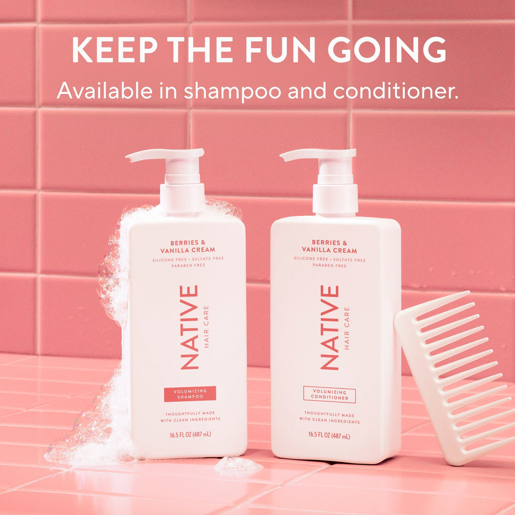 Volumizing Shampoo - Berries & Vanilla Cream / Classic / 16.5oz - Polished Daily Care