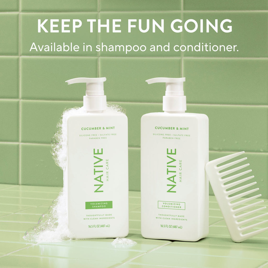 Volumizing Shampoo - Cucumber & Mint / Classic / 16.5oz - Clean Care Essential