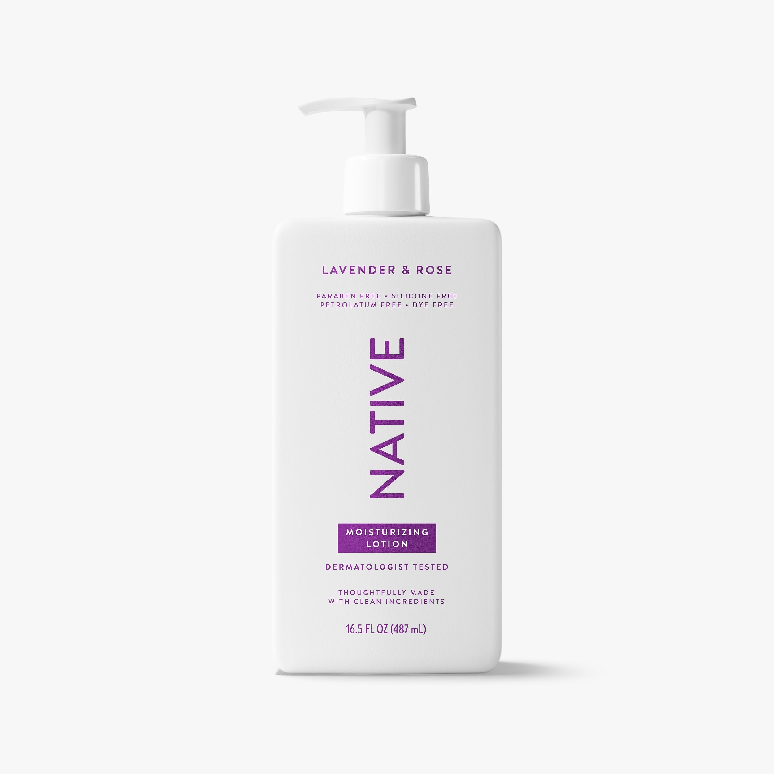 Body Lotion - Lavender & Rose / Classic / 16.5oz - Clean Care Essential