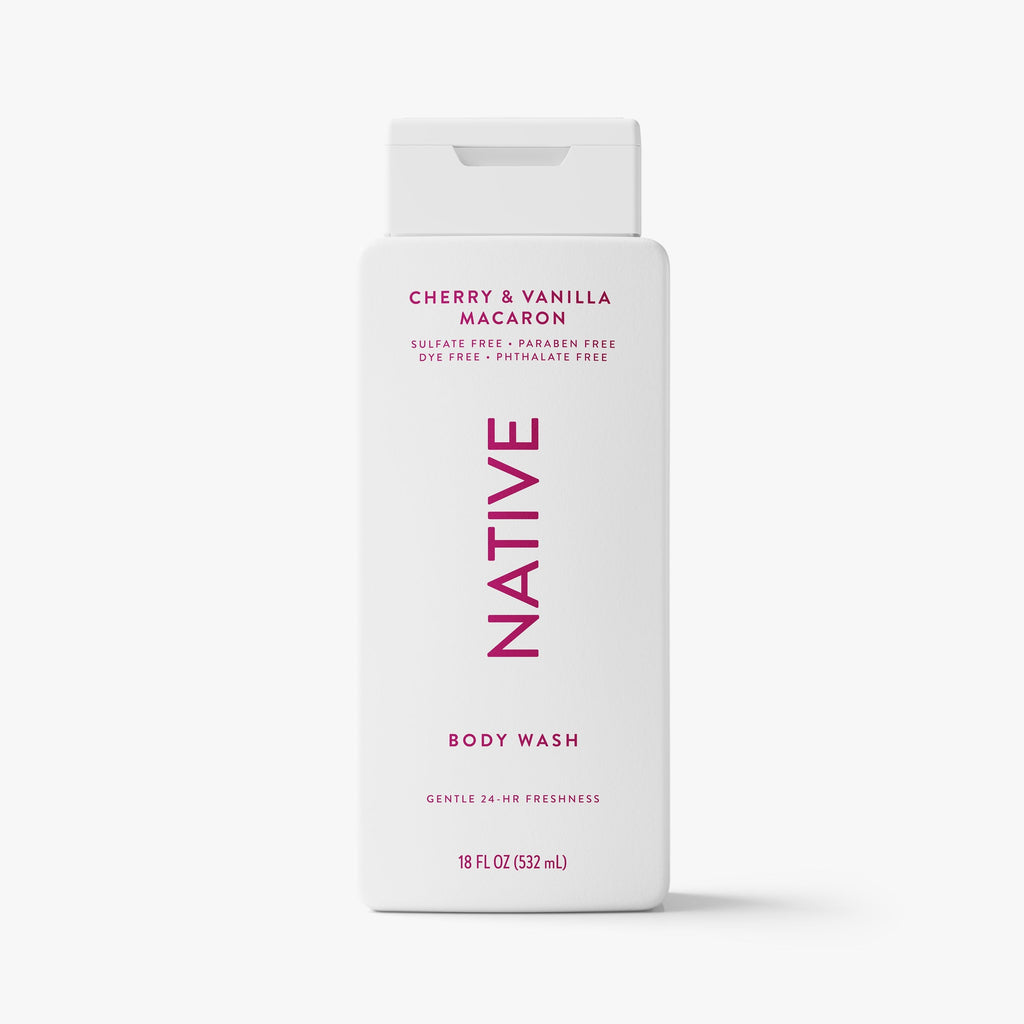 Body Wash - Cherry & Vanilla Macaron / Classic / 18oz - Clean Care Essential