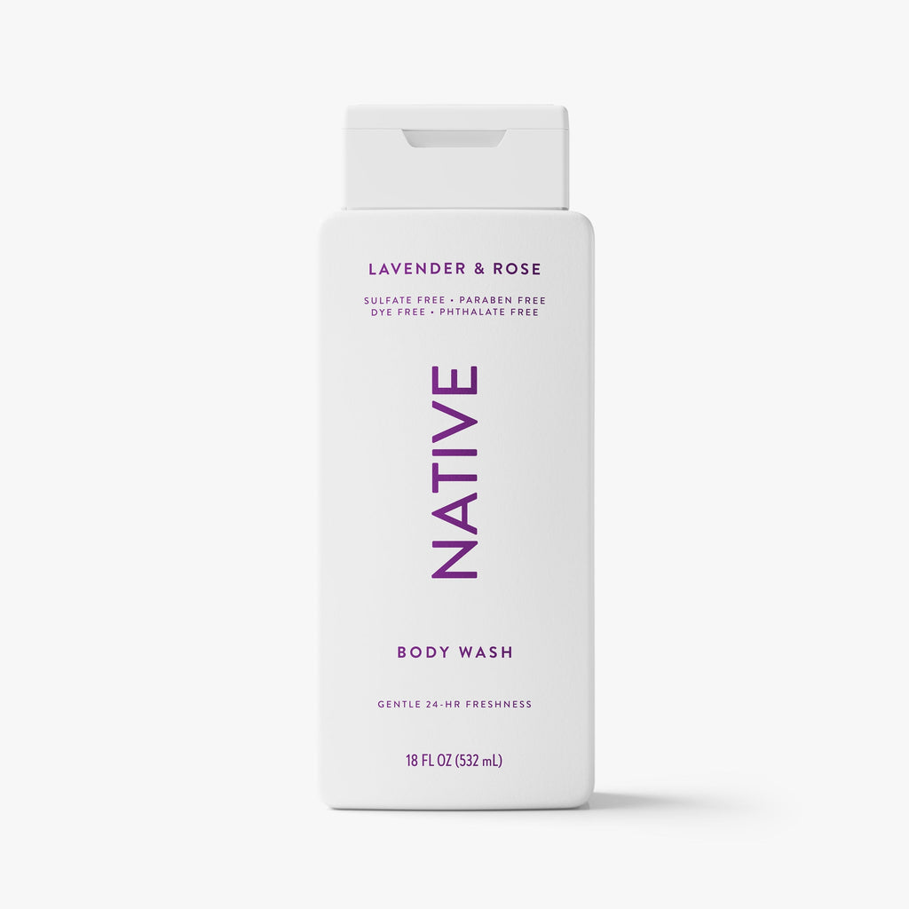 Body Wash - Lavender & Rose / Classic / 18oz - Clean Care Essential
