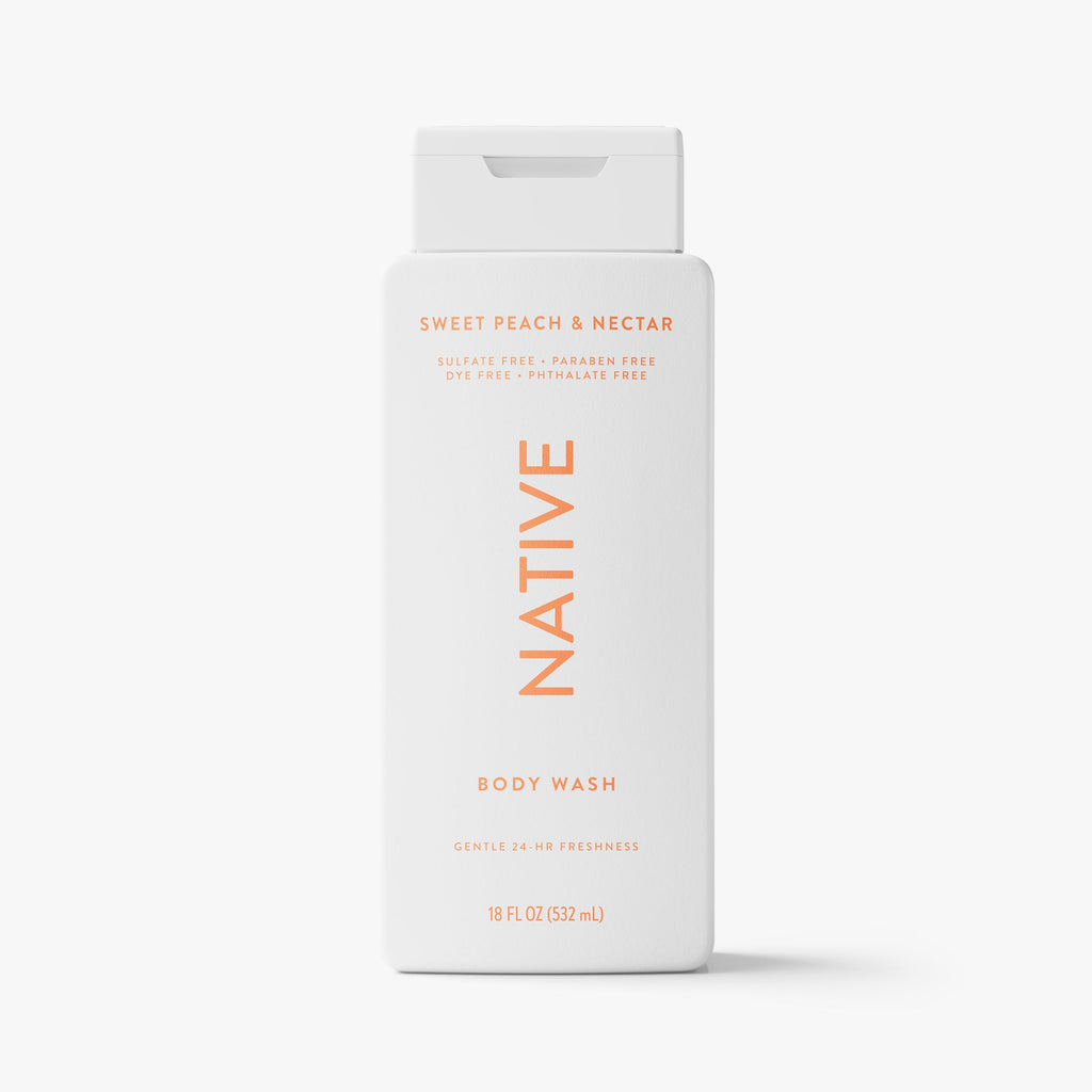 Body Wash - Sweet Peach & Nectar / Classic / 18oz - Clean Care Essential