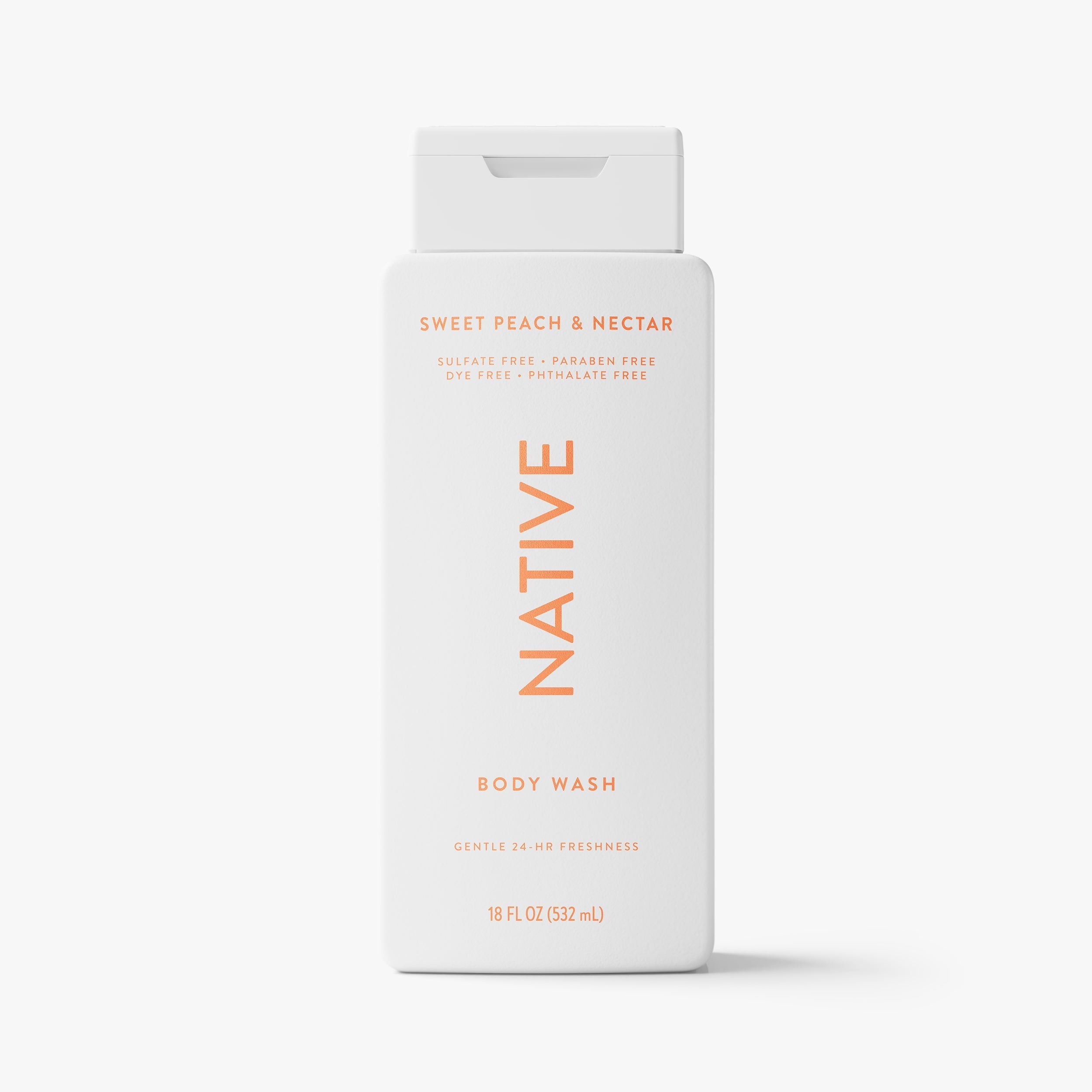 Body Wash - Sweet Peach & Nectar / Classic / 18oz - Clean Care Essential