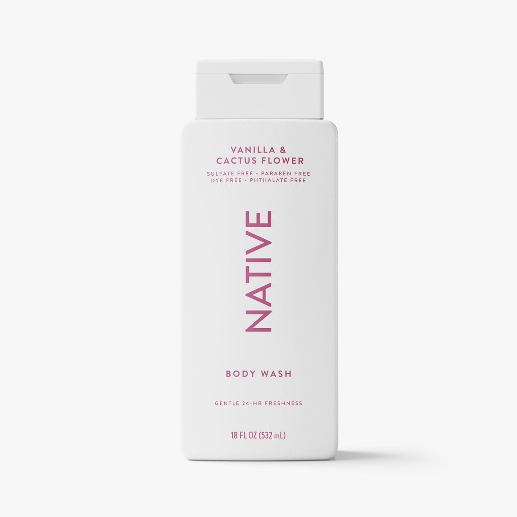 Body Wash - Vanilla & Cactus Flower / Classic / 18oz - Clean Care Essential