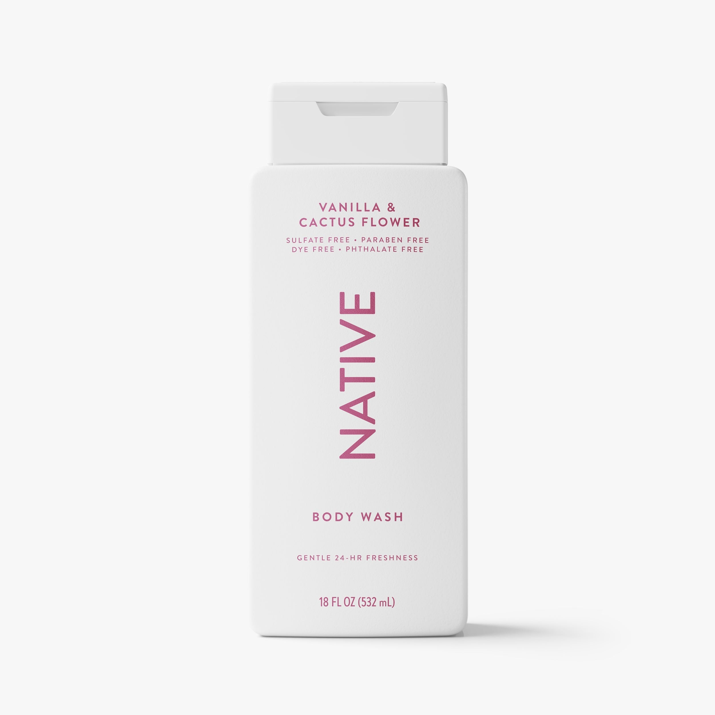Body Wash - Vanilla & Cactus Flower / Classic / 18oz - Clean Care Essential