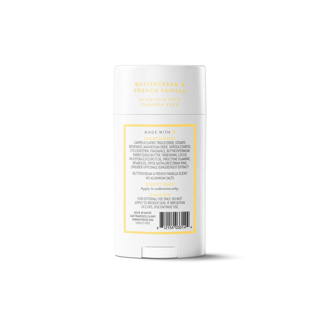 Deodorant Stick - Buttercream & French Vanilla / Classic / 2.65oz - Polished Daily Care