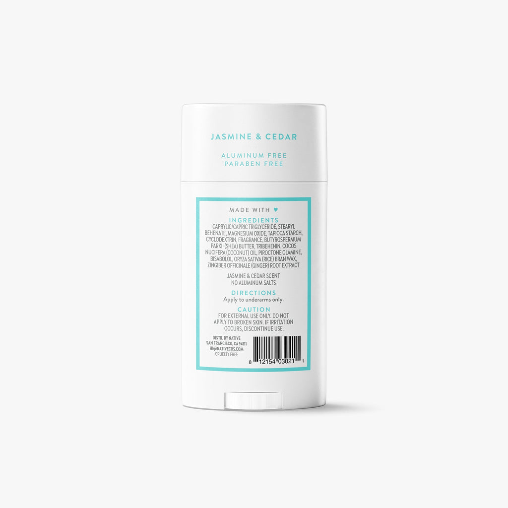 Deodorant Stick - Jasmine & Cedar / Classic / 2.65oz - Clean Care Essential
