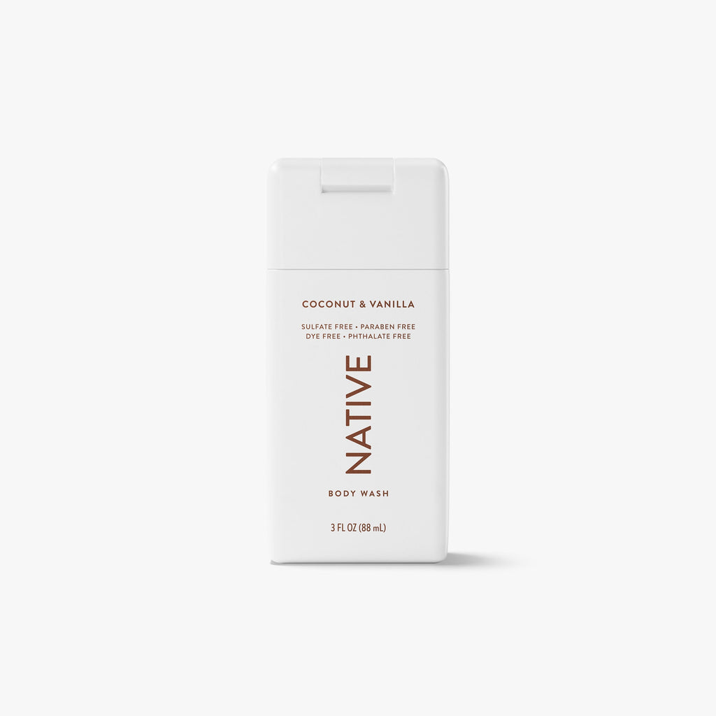 Mini Body Wash - Coconut & Vanilla / Classic / 3oz - Clean Care Essential