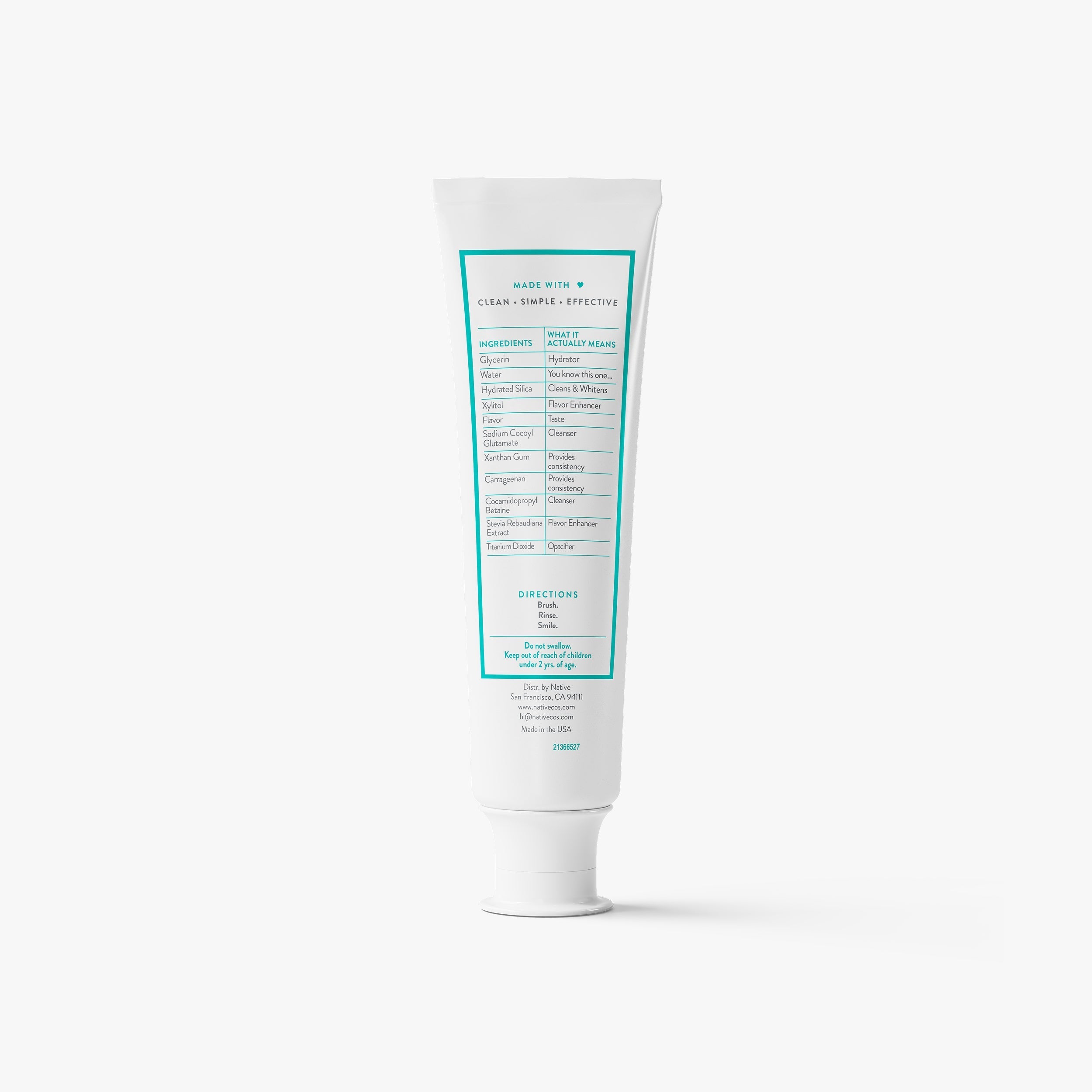 Toothpaste - Peppermint / Classic / 4.1oz - Clean Care Essential