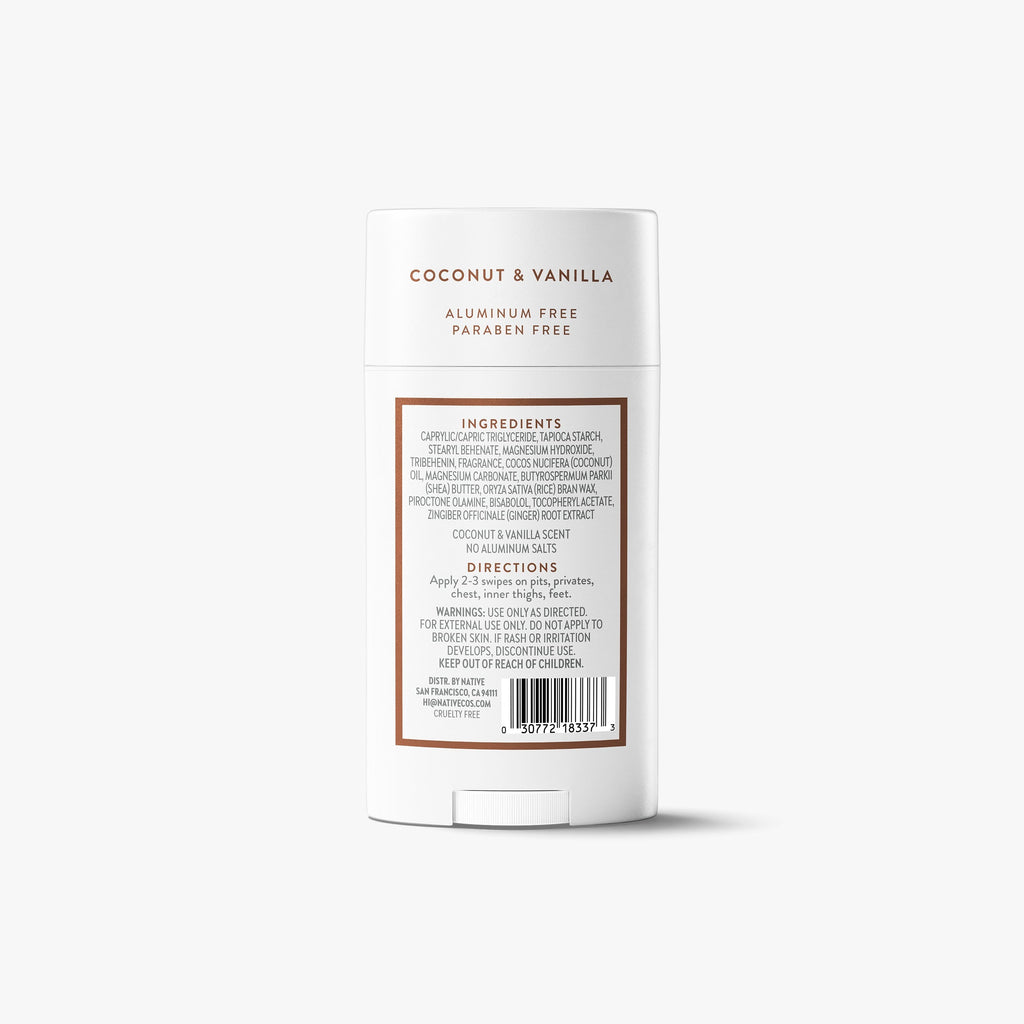 Whole Body Deodorant Stick - Coconut & Vanilla / Classic / 2.4oz - Clean Care Essential