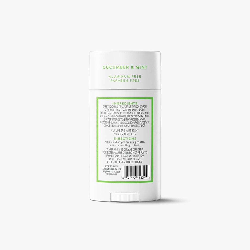 Whole Body Deodorant Stick - Cucumber & Mint / Classic / 2.4oz - Clean Care Essential