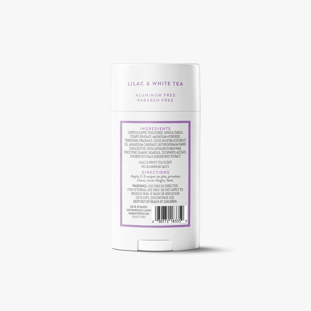 Whole Body Deodorant Stick - Lilac & White Tea / Classic / 2.4oz - Clean Care Essential