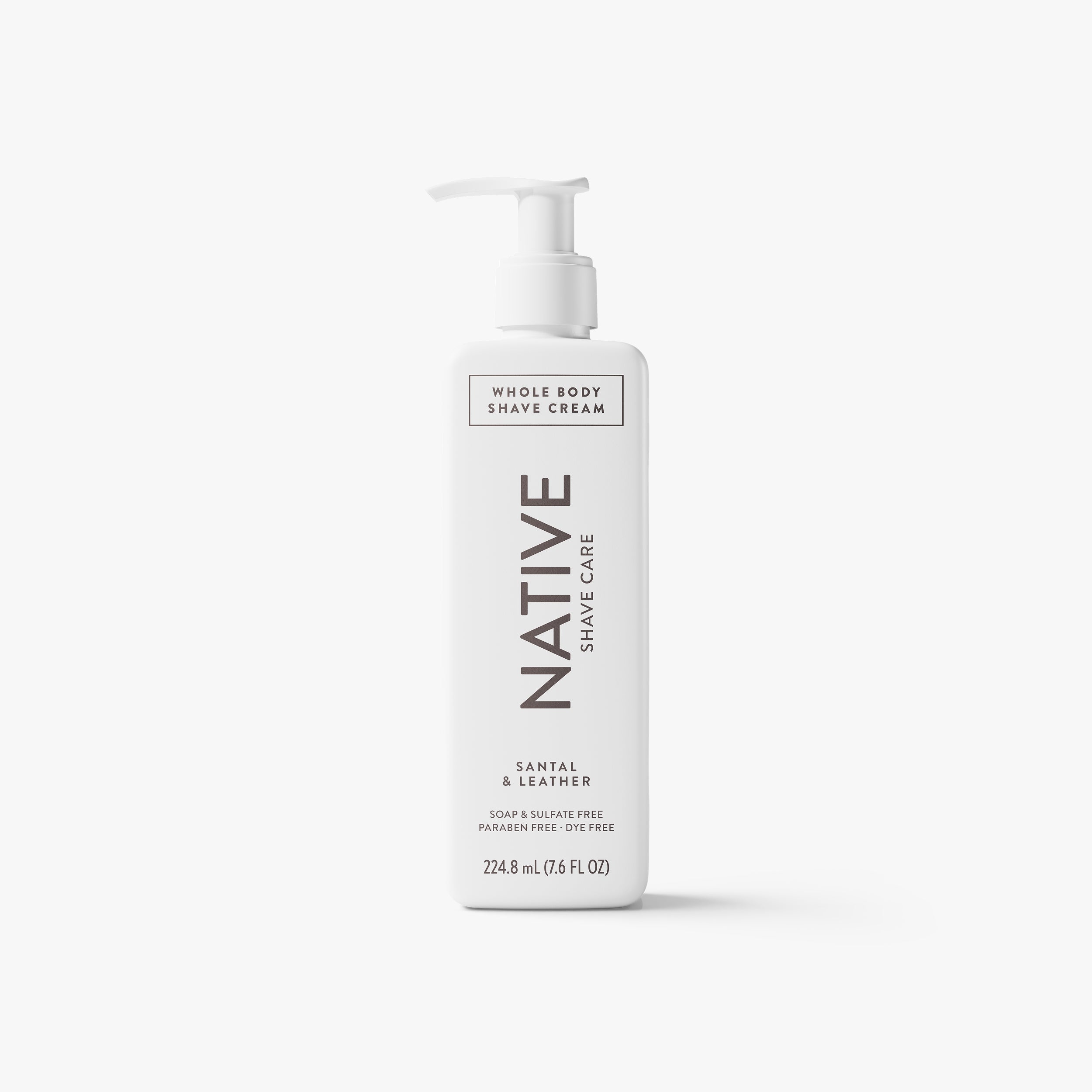 Whole Body Shave Cream - Santal & Leather / Classic / 7.6oz - Polished Daily Care