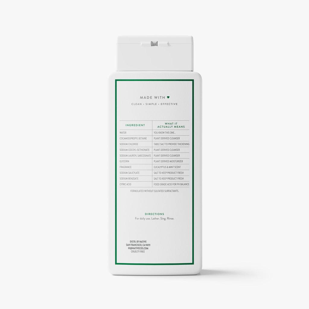 Body Wash - Eucalyptus & Mint / Classic / 18oz - Clean Care Essential