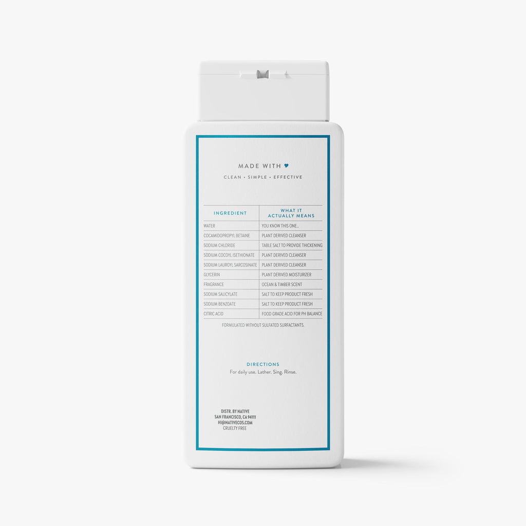 Body Wash - Ocean & Timber / Classic / 18oz - Clean Care Essential
