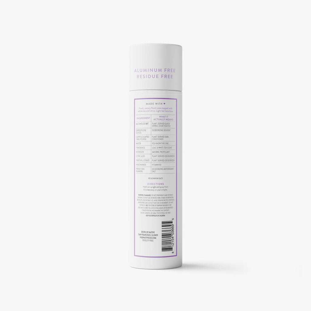 Deodorant Spray - Lilac & White Tea / Classic / 3.5oz - Clean Care Essential
