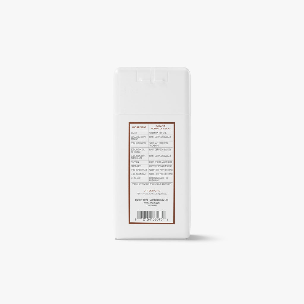 Mini Body Wash - Coconut & Vanilla / Classic / 3oz - Clean Care Essential