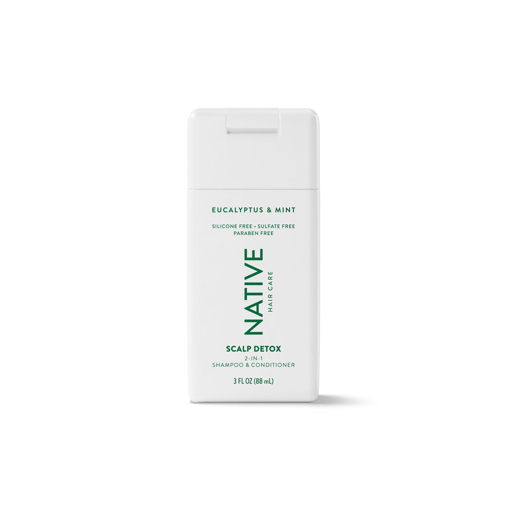 Mini Scalp Detox 2-in-1 Shampoo & Conditioner - Eucalyptus & Mint / Classic / 3oz - Clean Care Essential
