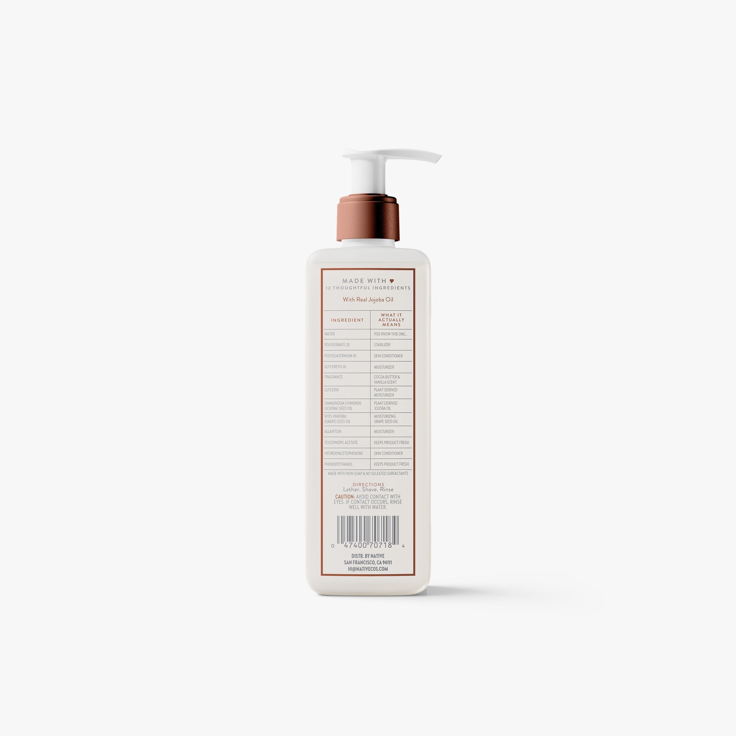Silky Smooth Shave Oil - Cocoa Butter & Vanilla / Classic / 7.6oz - Smart Routine Choice