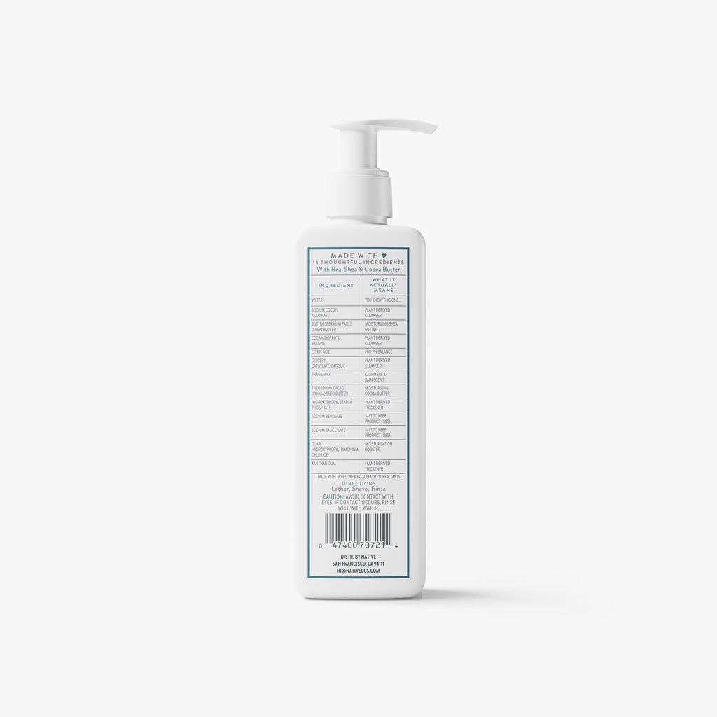 Ultra Moisture Shave Cream - Cashmere & Rain / Classic / 7.6oz - Polished Daily Care