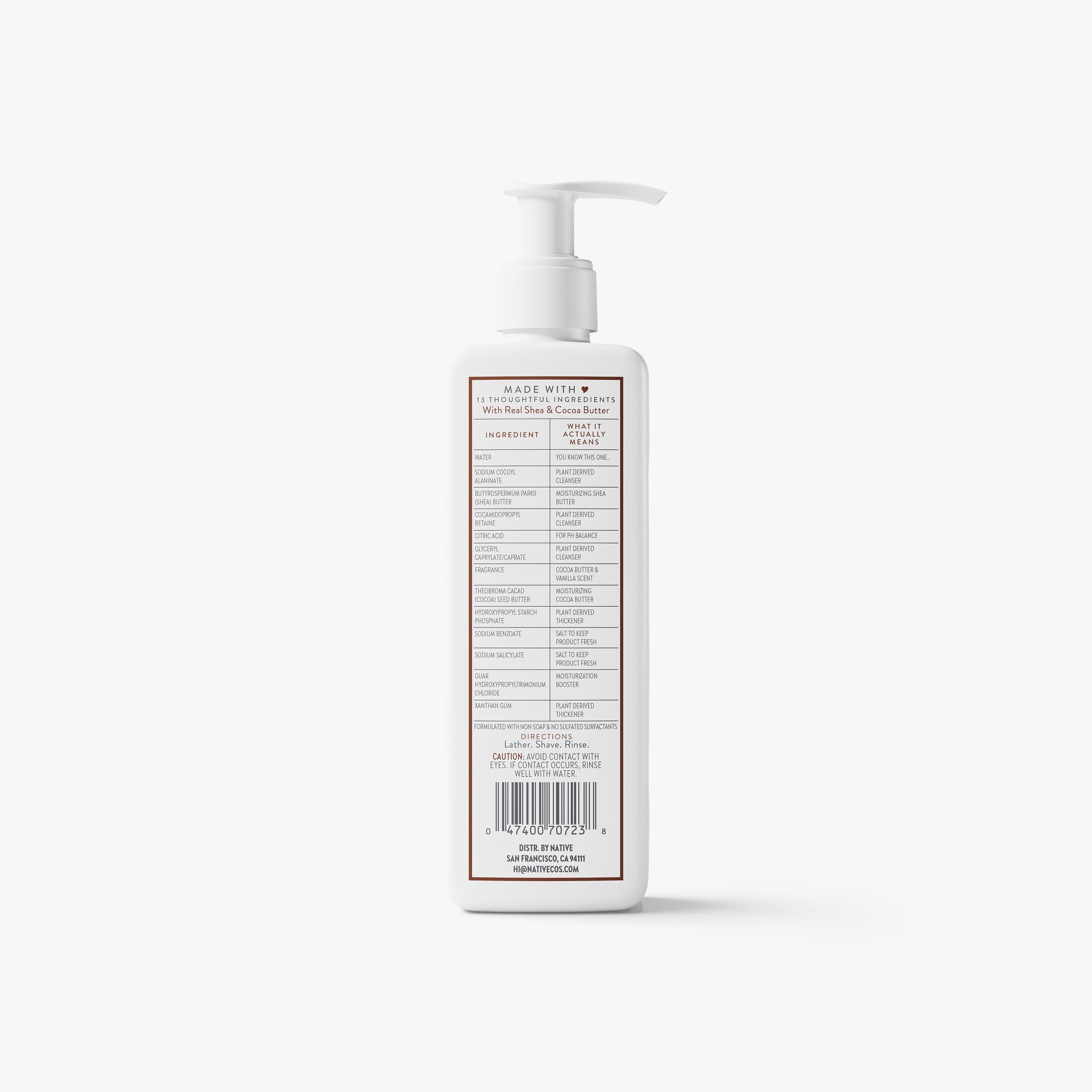 Ultra Moisture Shave Cream - Cocoa Butter & Vanilla / Classic / 7.6oz - Polished Daily Care