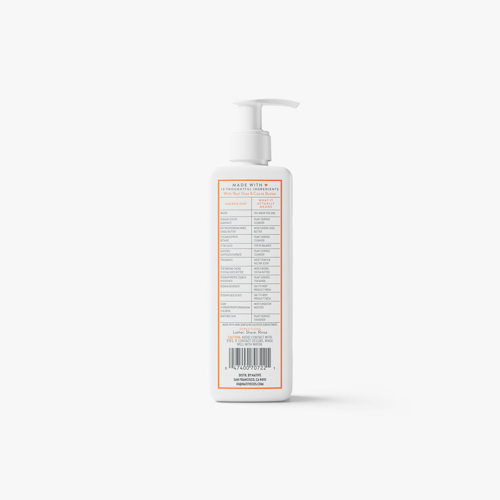 Ultra Moisture Shave Cream - Sweet Peach & Nectar / Classic / 7.6oz - Polished Daily Care