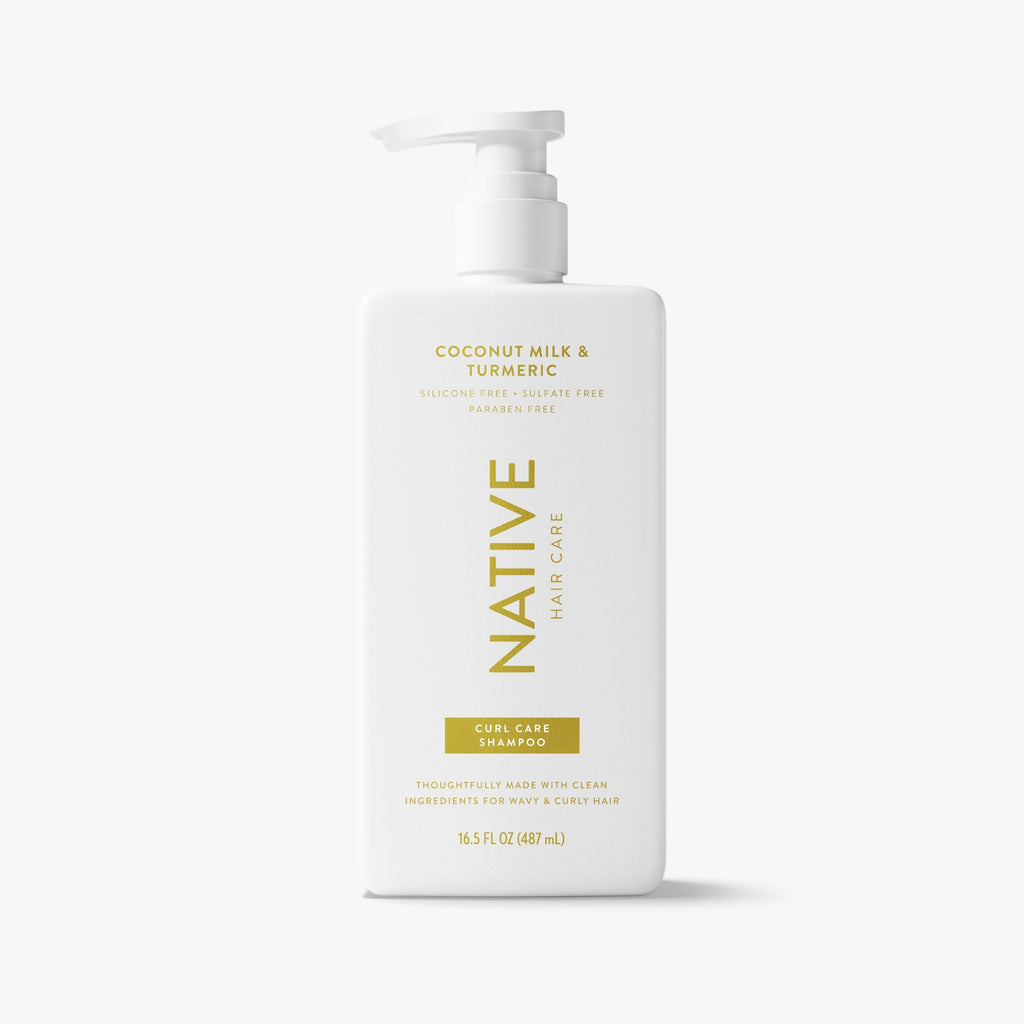 Curl Care Shampoo - Coconut Milk & Turmeric / Classic / 16.5oz - Clean Care Essential