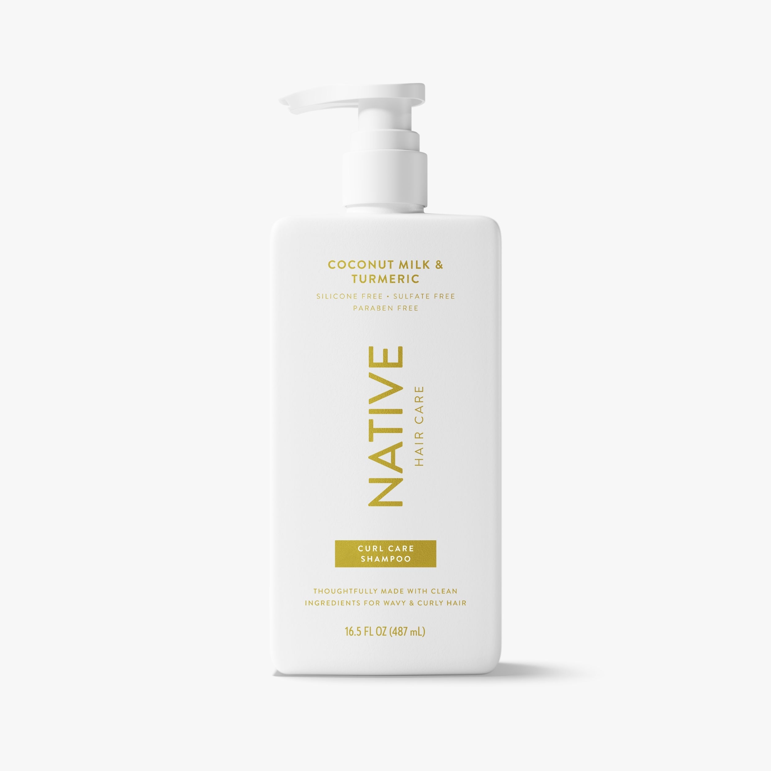 Curl Care Shampoo - Coconut Milk & Turmeric / Classic / 16.5oz - Clean Care Essential
