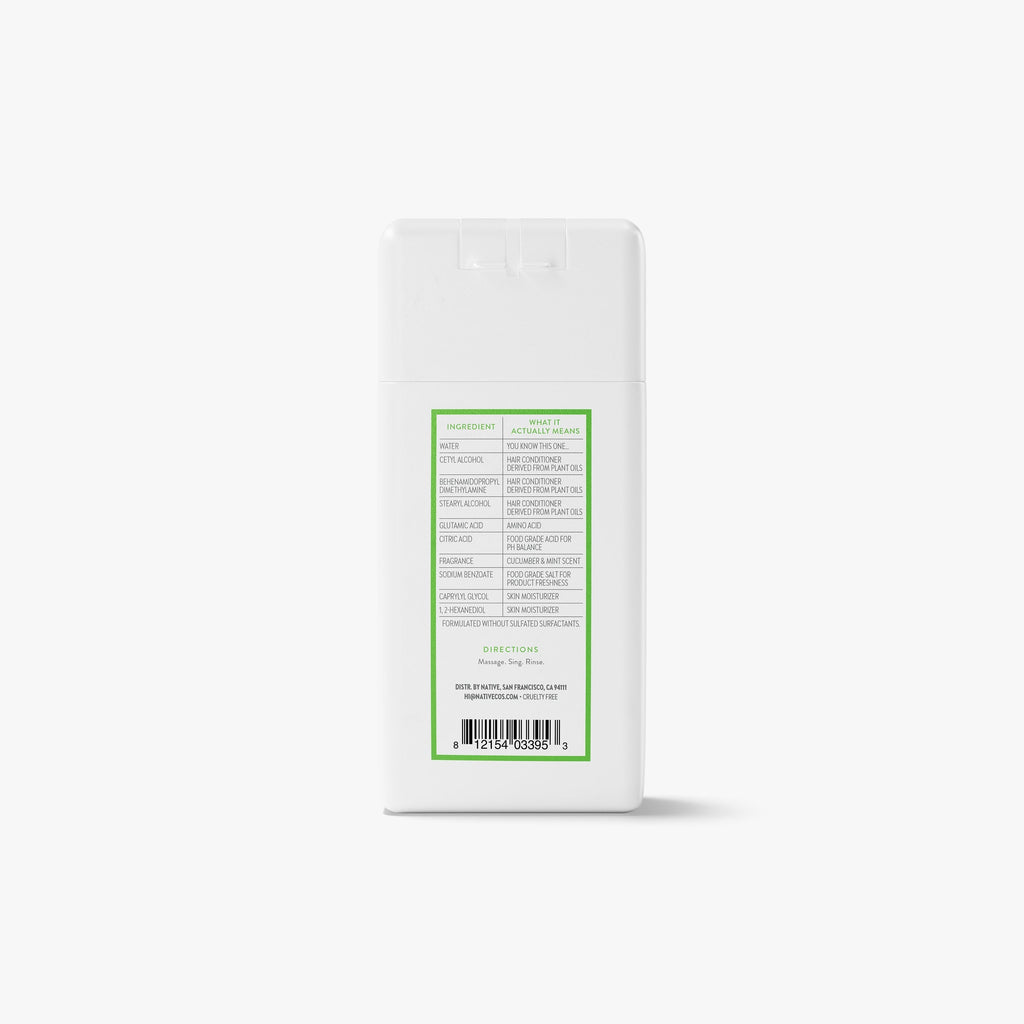 Mini Volumizing Conditioner - Cucumber & Mint / Classic / 3oz - Clean Care Essential