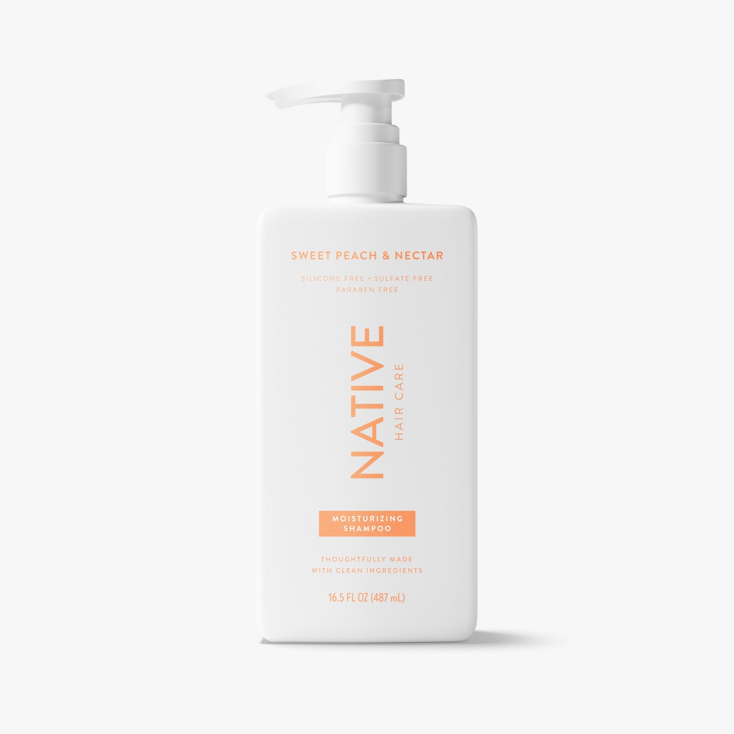 Moisturizing Shampoo - Sweet Peach & Nectar / Classic / 16.5oz - Clean Care Essential