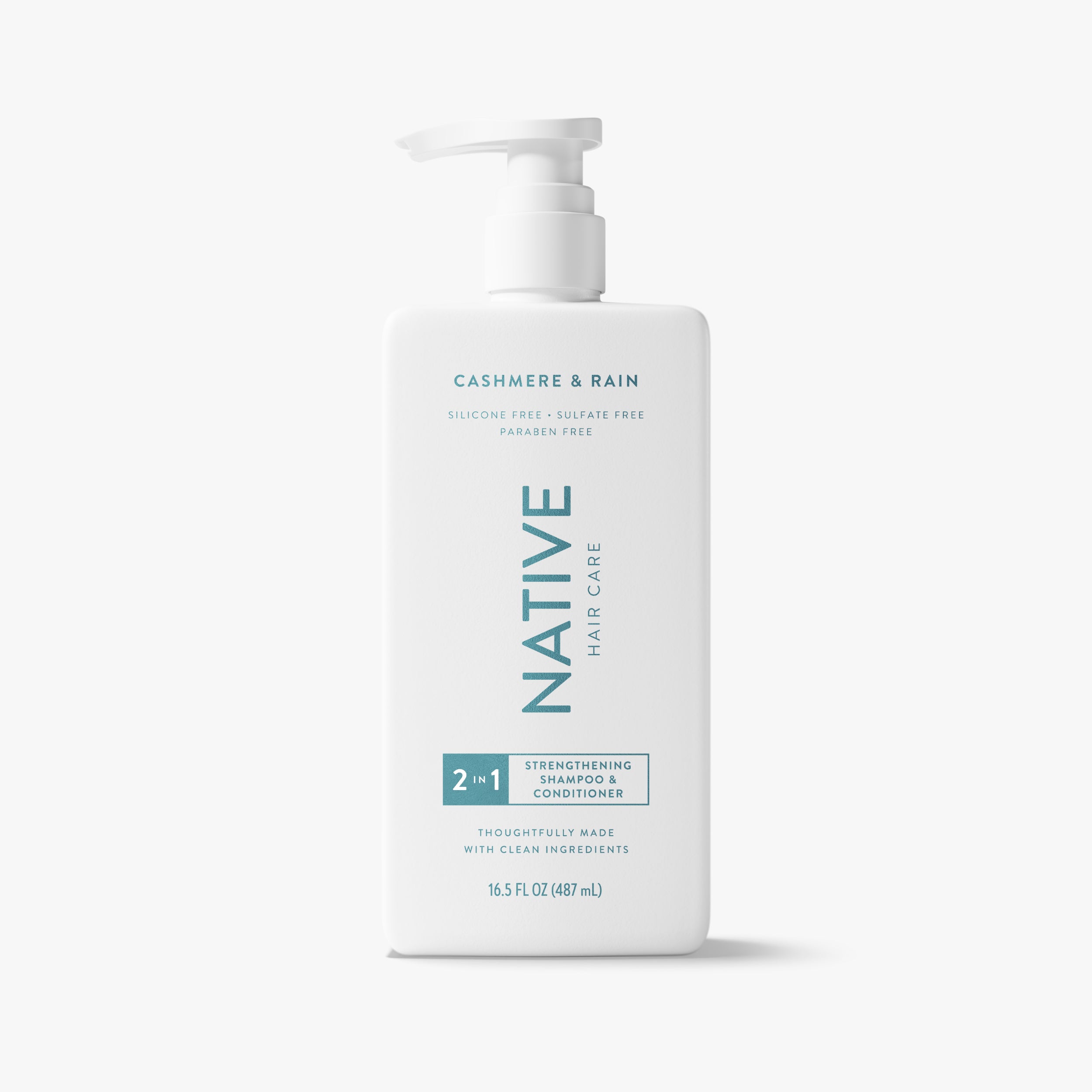 Strengthening 2-in-1 Shampoo & Conditioner - Cashmere & Rain / Classic / 16.5oz - Clean Care Essential
