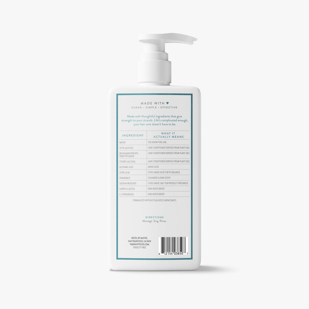 Strengthening Conditioner - Cashmere & Rain / Classic / 16.5oz - Clean Care Essential