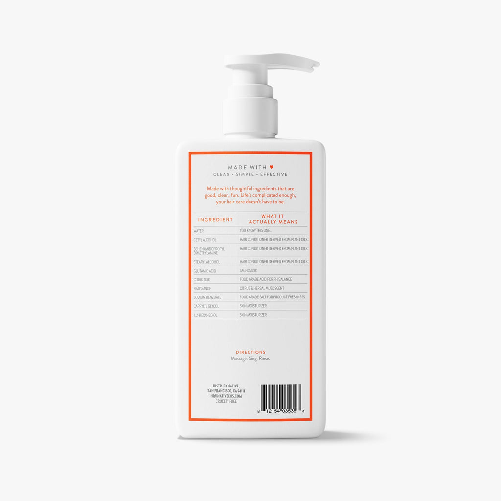 Daily Clean Conditioner - Citrus & Herbal Musk / Classic / 16.5oz - Clean Care Essential