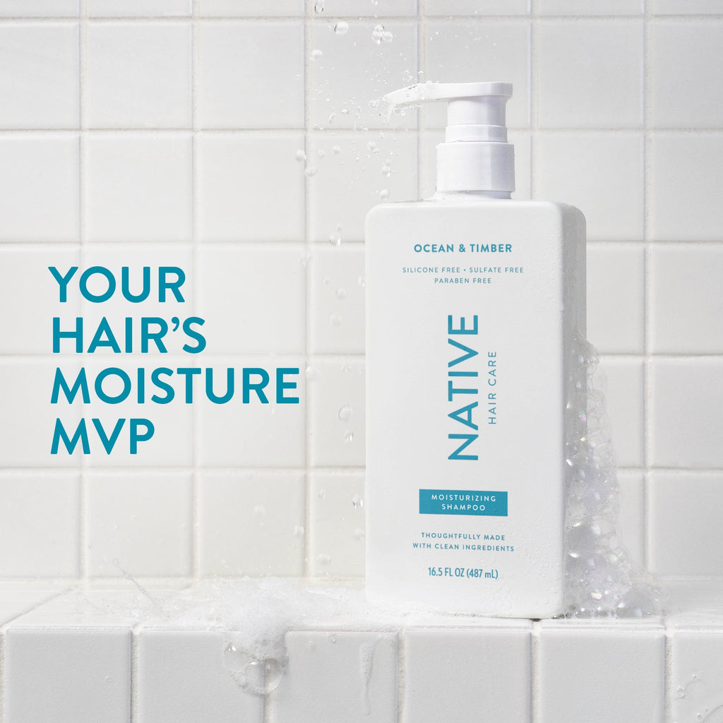 Moisturizing Shampoo - Ocean & Timber / Classic / 16.5oz - Clean Care Essential